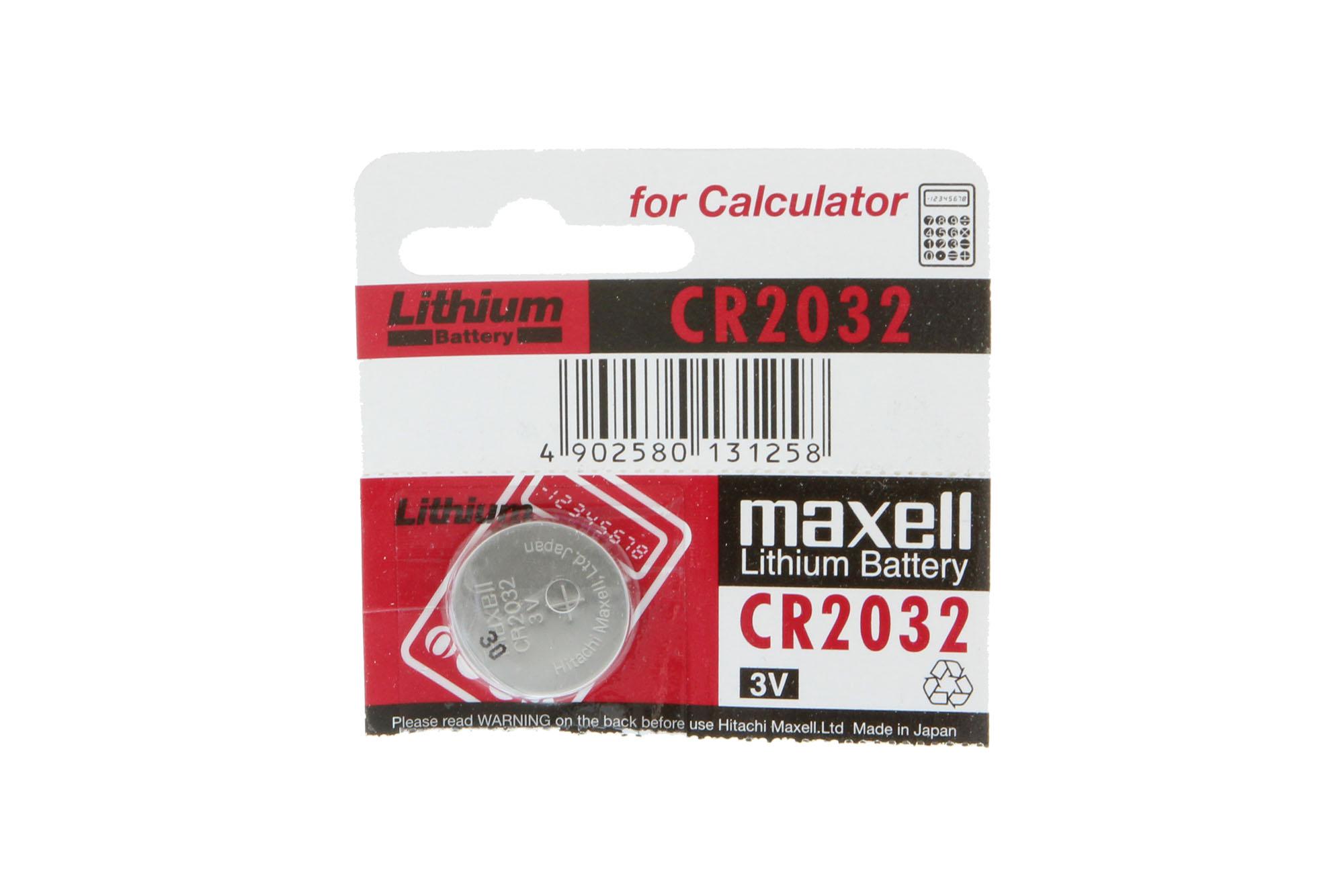 Maxell CR2032 Lithium Coin Battery - Single MAXELL-CR2032